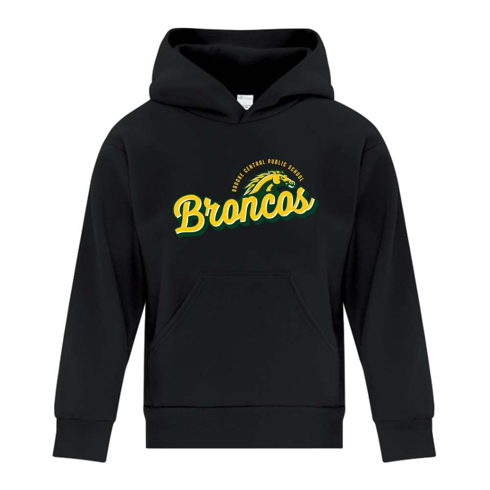 Brooke Central Youth Fleece Hooded Sweatshirt