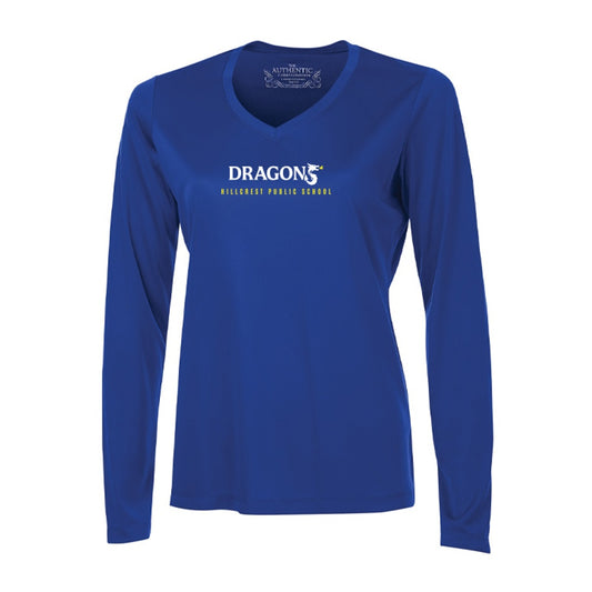 Hillcrest Ladies' Pro Team Long Sleeve V-Neck T-Shirt