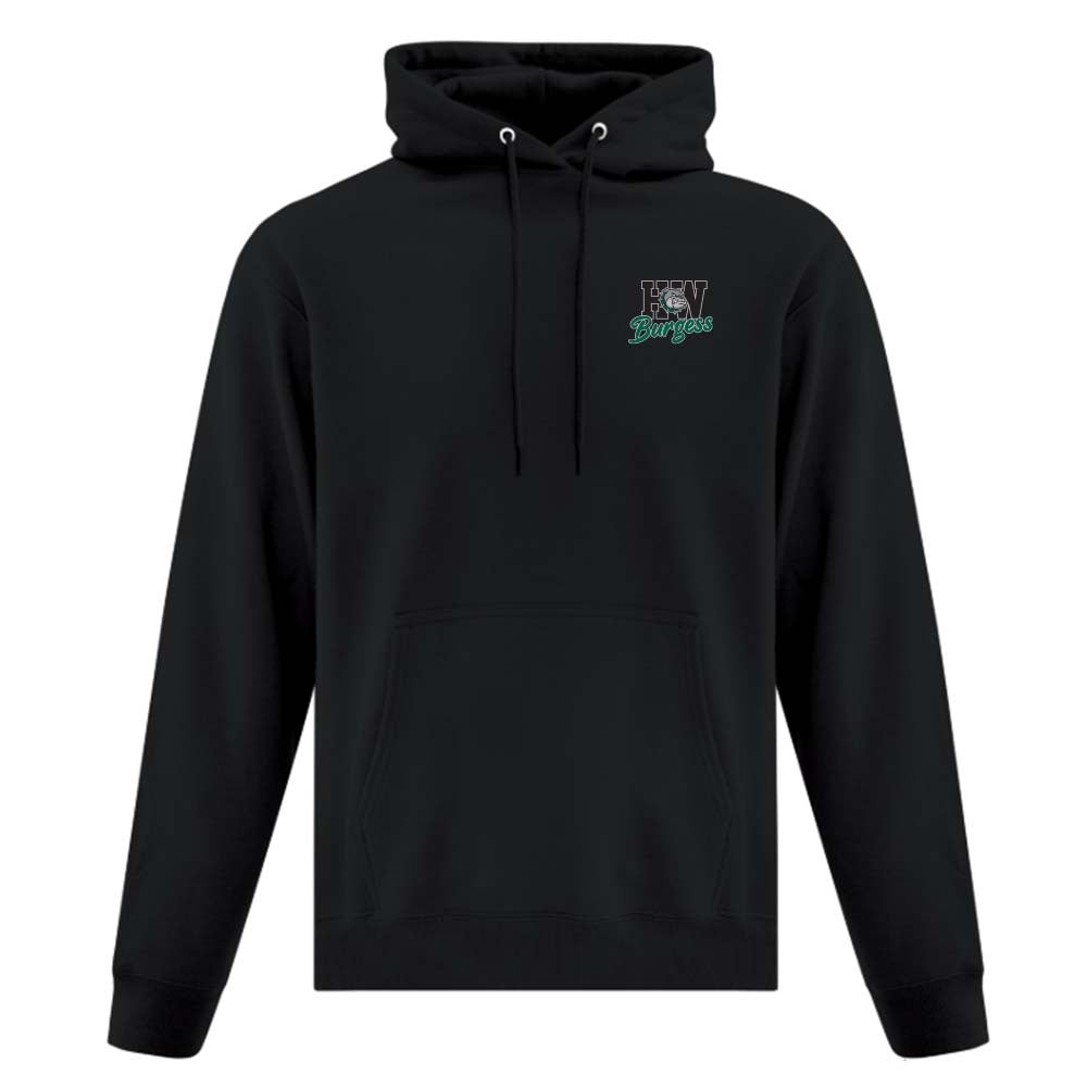 H.W. Burgess Adult Fleece Hooded Sweatshirt
