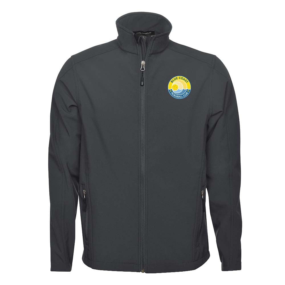 Blue Coast Pickleball Men's Water Repellent Soft Shell Jacket