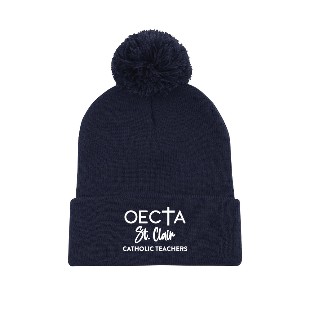 OECTA St. Clair Pom Pom Cuff Toque