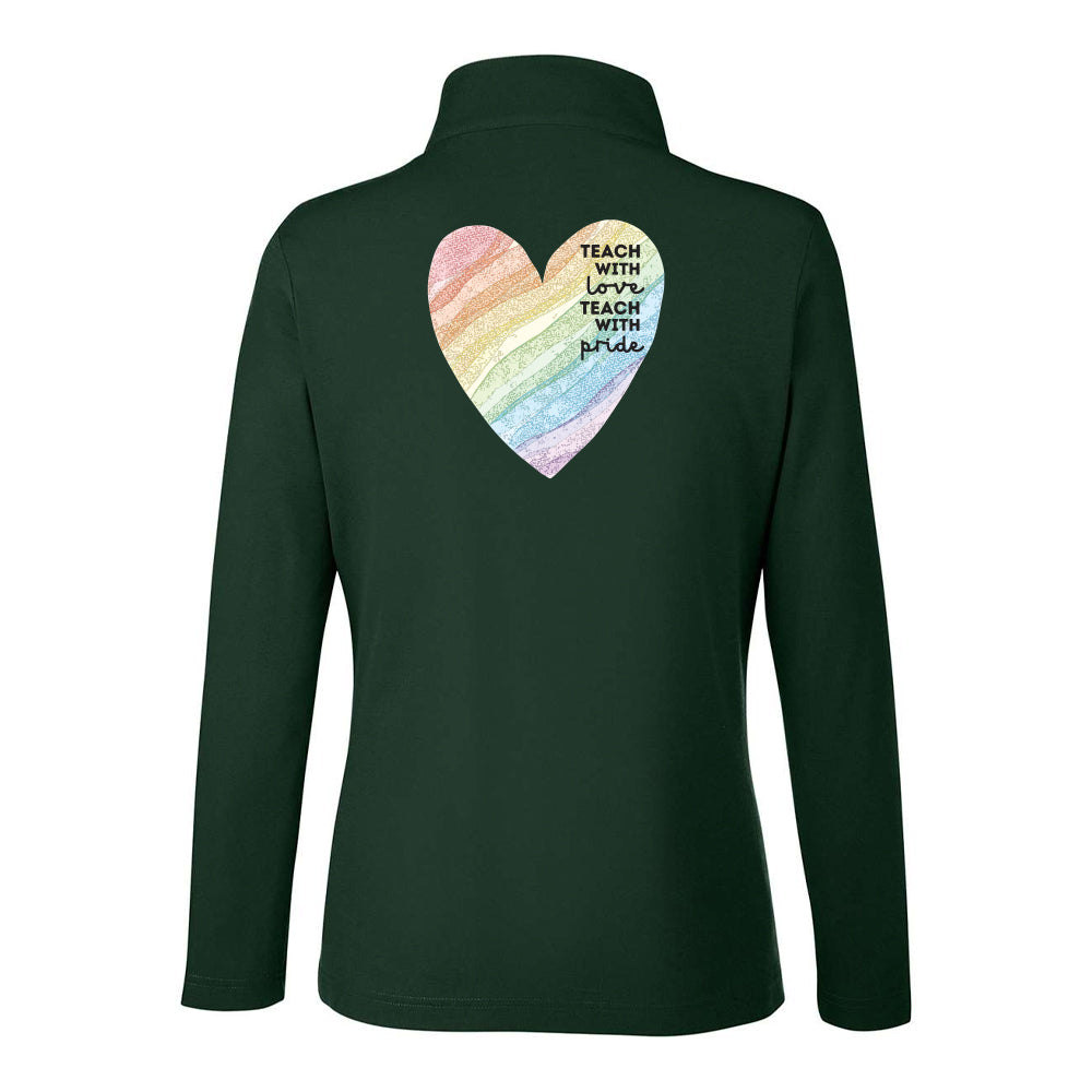 OECTA St. Clair Ladies' Fusion ChromaSoft Pique Quarter-Zip Pullover