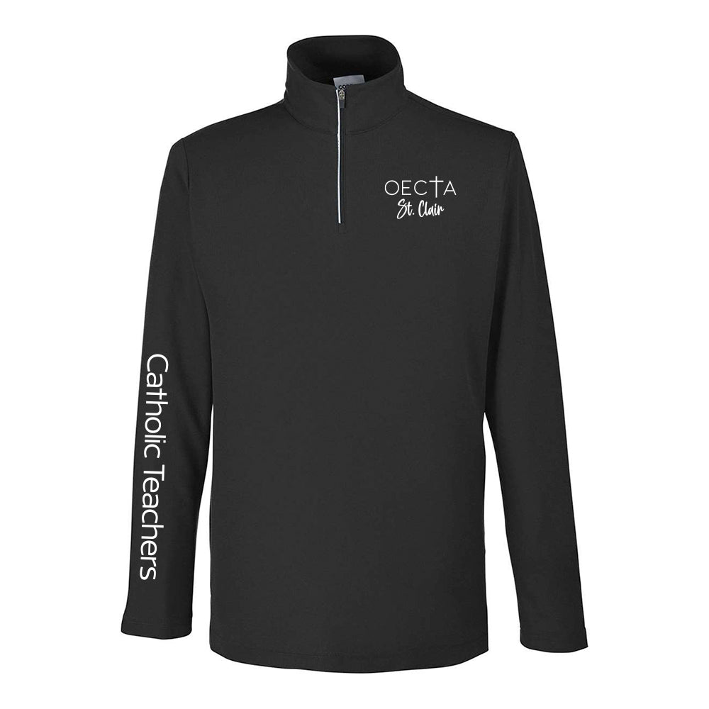 OECTA St. Clair Adult Fusion ChromaSoft Pique Quarter-Zip Pullover