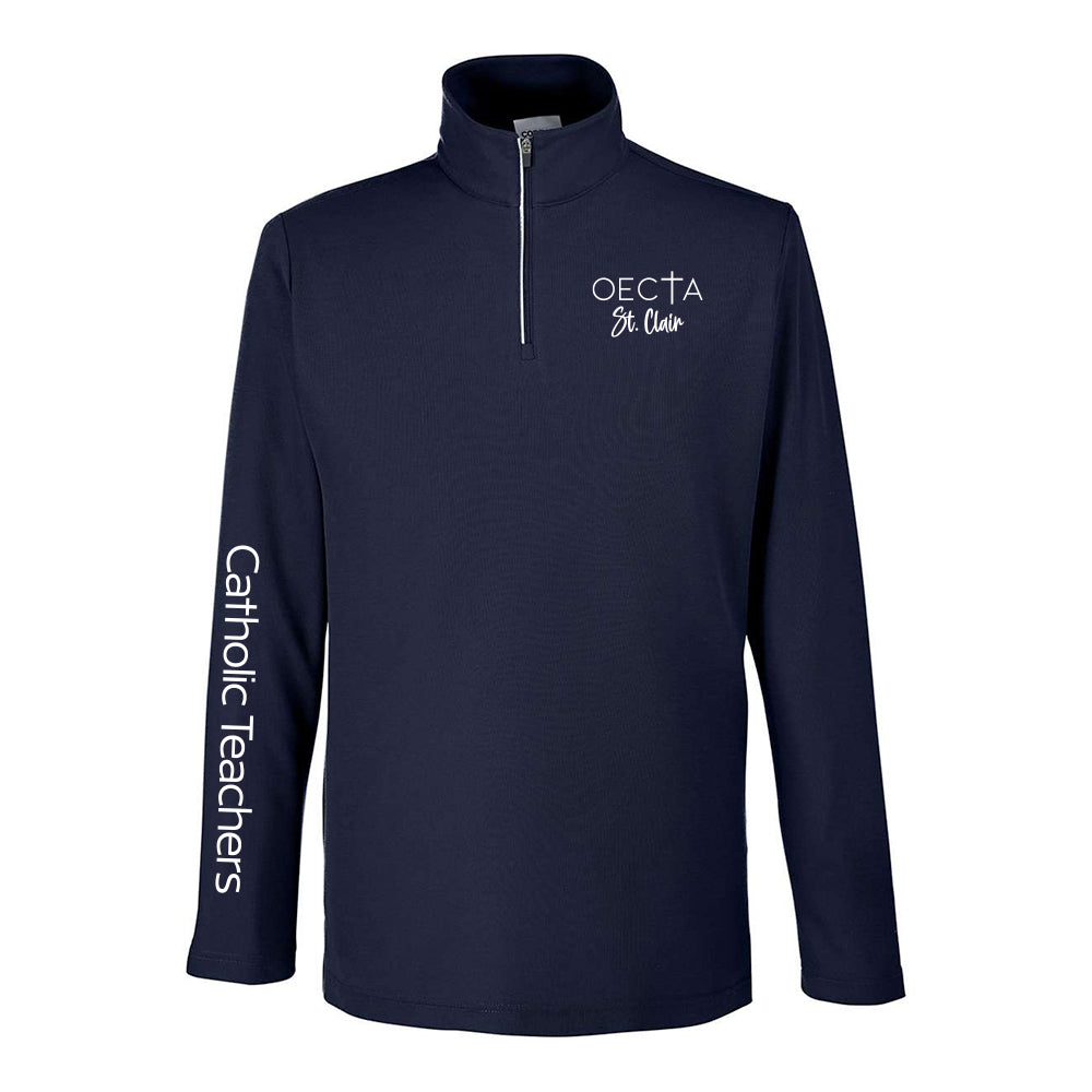 OECTA St. Clair Adult Fusion ChromaSoft Pique Quarter-Zip Pullover
