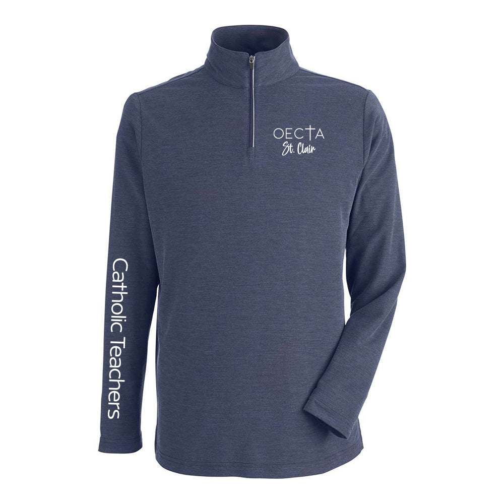 OECTA St. Clair Adult Fusion ChromaSoft Pique Quarter-Zip Pullover