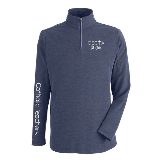 OECTA St. Clair Adult Fusion ChromaSoft Pique Quarter-Zip Pullover