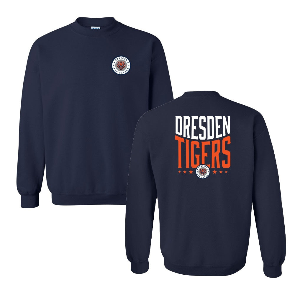 Dresden Minor Baseball Adult Crewneck Sweatshirt
