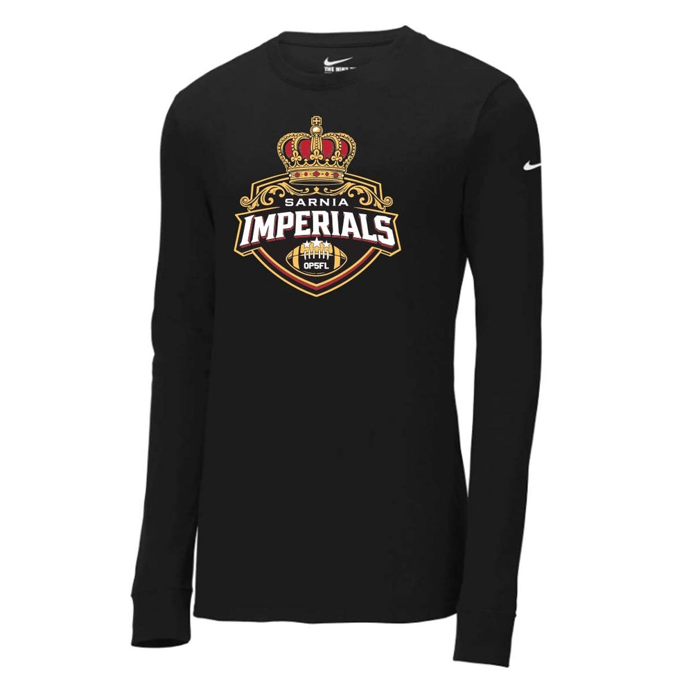 Sarnia Imperials Adult Nike Dri-FIT Cotton/Poly Long Sleeve