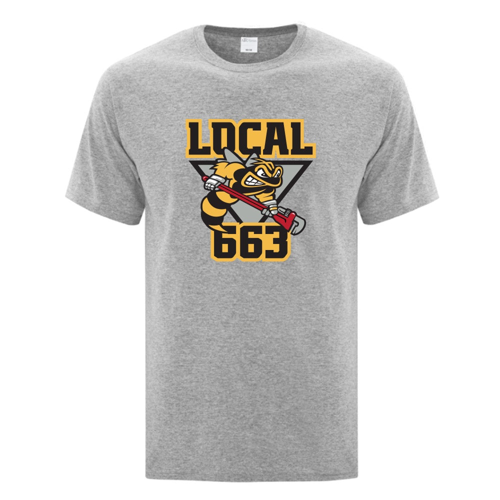 Local 663 Sting Adult Cotton T-Shirt