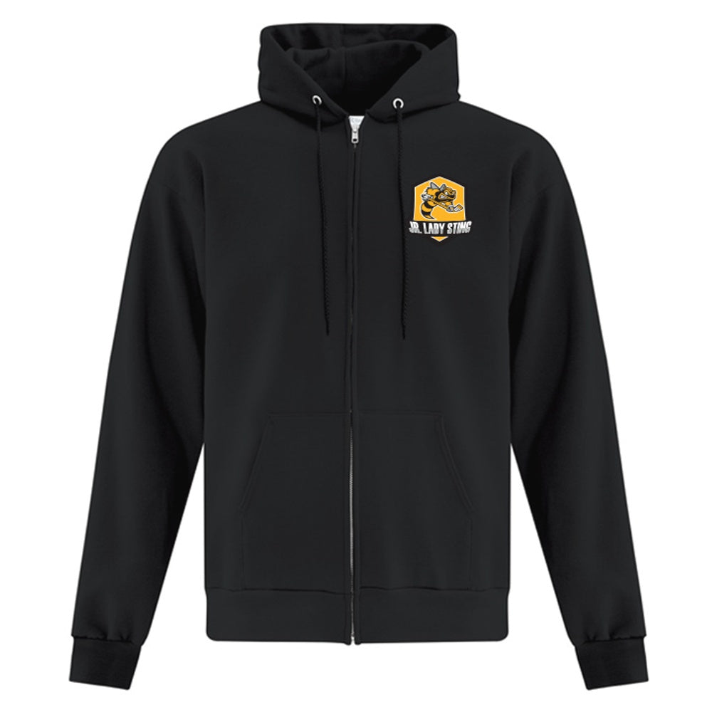Jr Lady Sting Adult Everyday Fleece Full Zip Hooded Sweatshirt