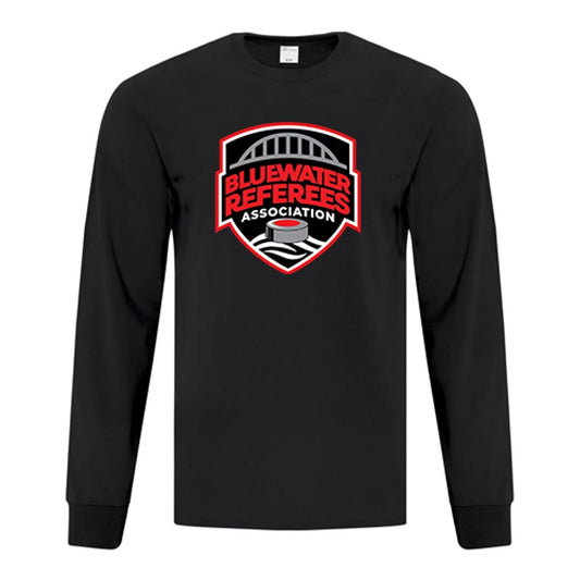 Bluewater Referees Adult Everyday Cotton Long Sleeve T-Shirt