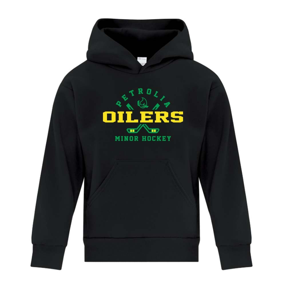 Petrolia Minor Hockey Youth Fleece Hooded Sweatshirt