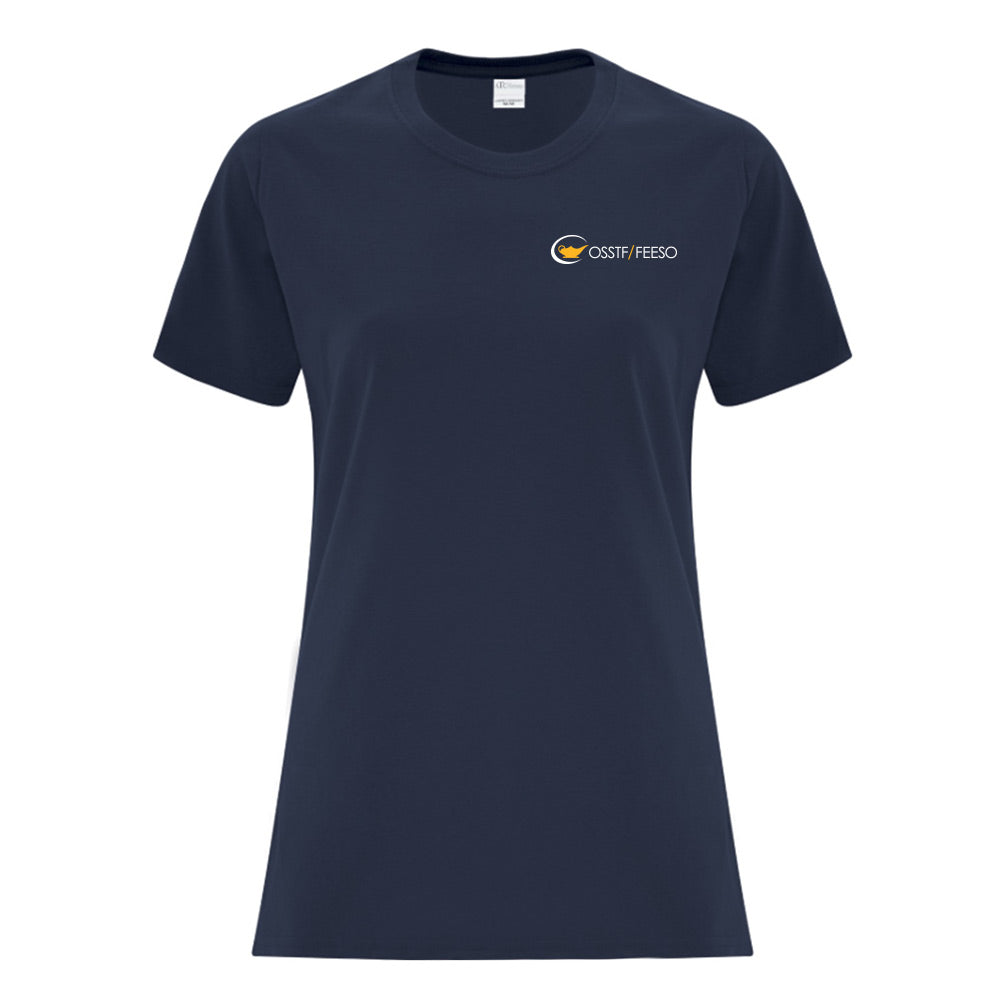 OSSTF Ladies' Cotton T-Shirt
