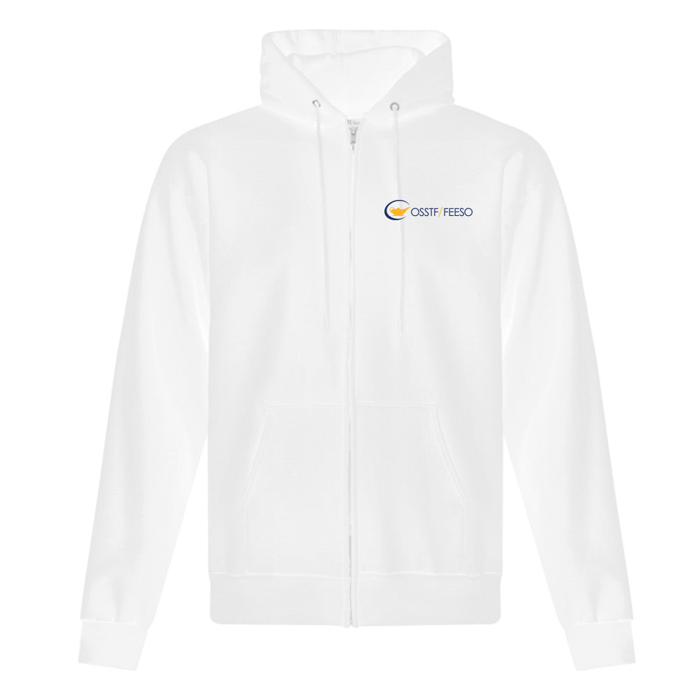 OSSTF Adult Fleece Full Zip Hooded Sweatshirt