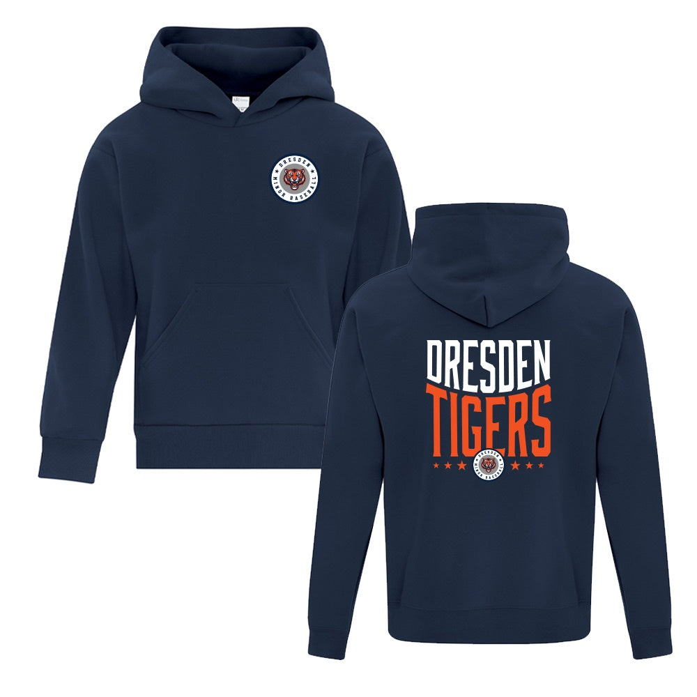 Dresden Minor Baseball Youth Fleece Hooded Sweatshirt