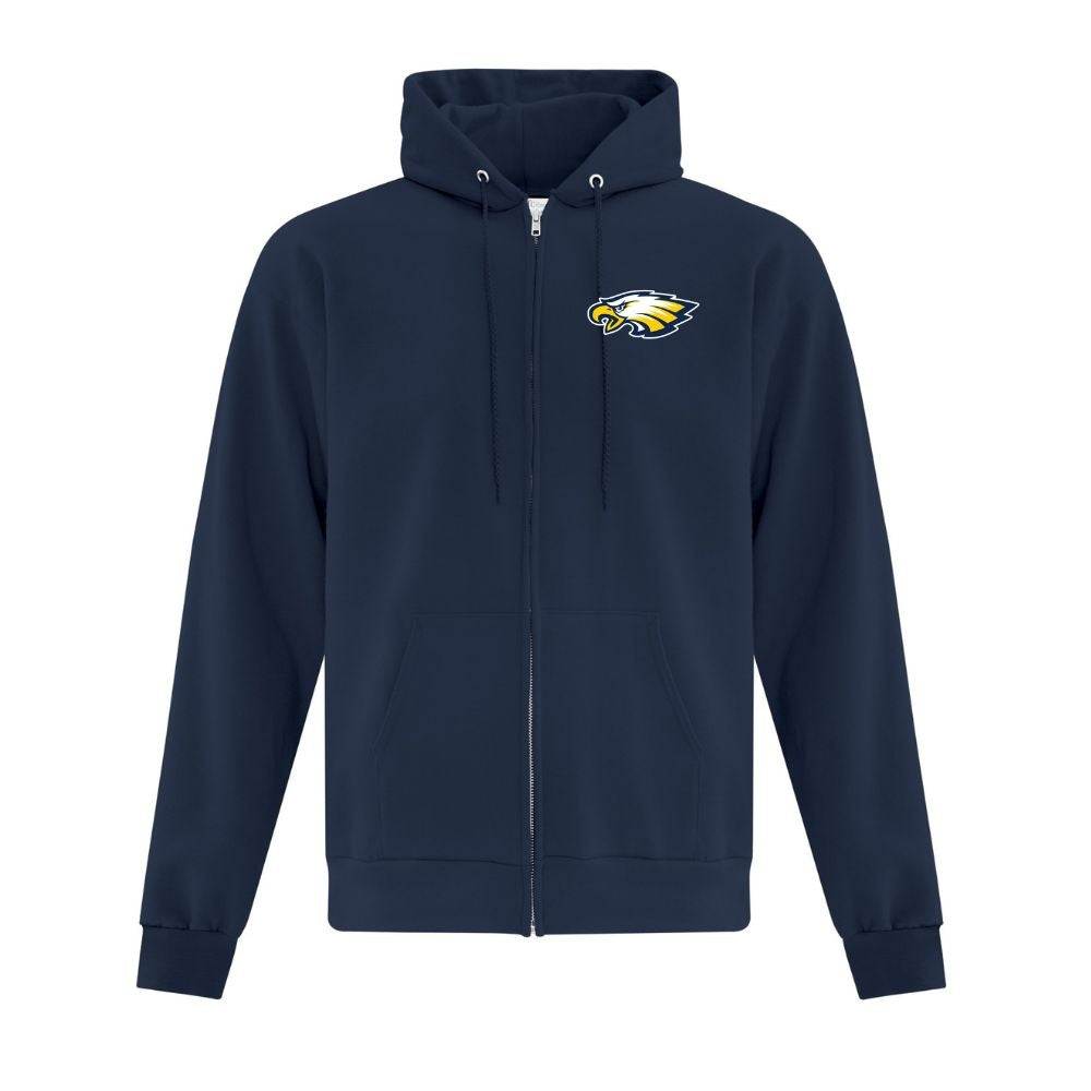 Dawn-Euphemia Adult Fleece Full Zip Hooded Sweatshirt