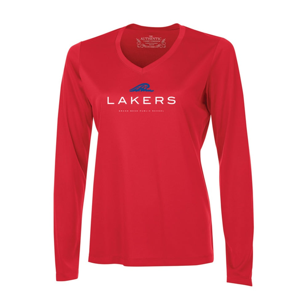 Grand Bend Ladies' Pro Team Long Sleeve V-Neck T-Shirt