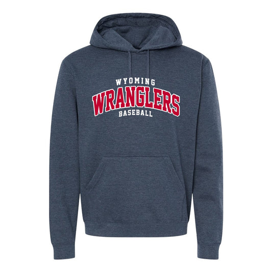Wyoming Wranglers Adult Twill Fleece Pullover Hoodie