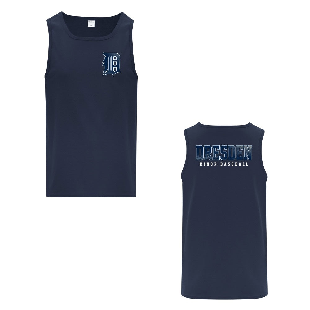 Dresden Minor Baseball Adult Cotton Tank Top