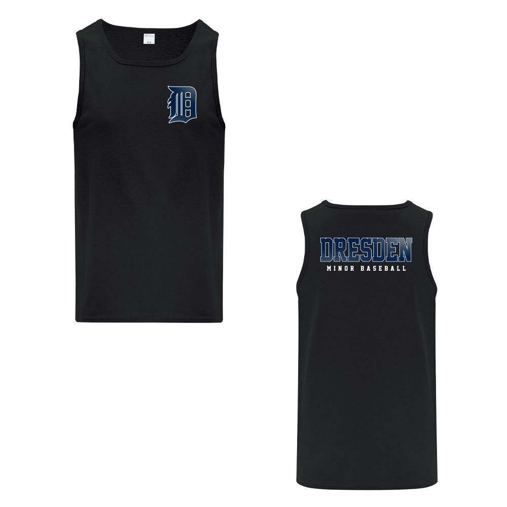 Dresden Minor Baseball Adult Cotton Tank Top