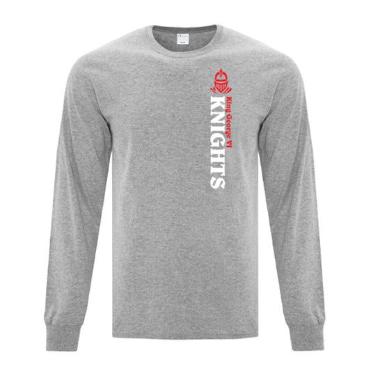 King George Adult Everyday Cotton Long Sleeve T-Shirt