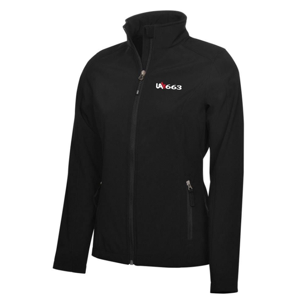 Local 663 Ladies' Water Repellent Soft Shell Jacket
