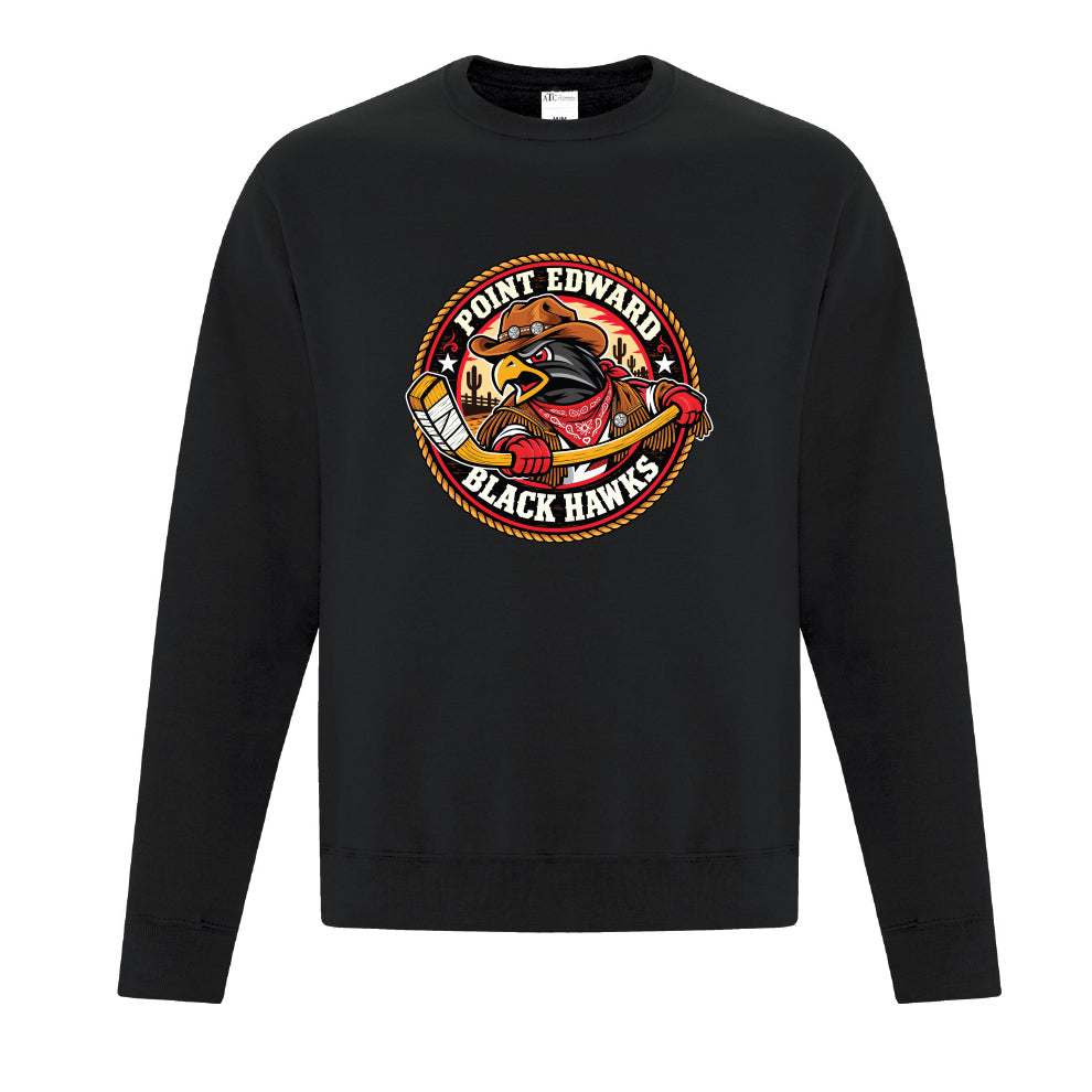 PEMAA Youth Heavy Blend Cowboy Crewneck Sweatshirt