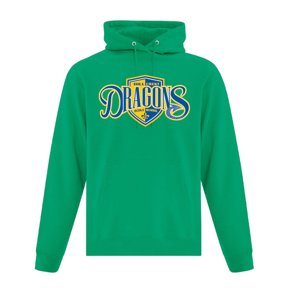 Hillcrest Adult House Colours Fleece Hooded Sweatshirt