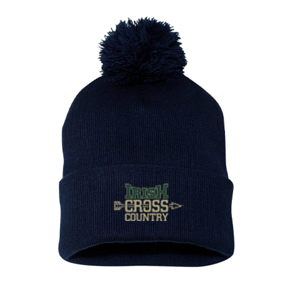 St. Pats XC Pom-Pom Cuffed Beanie