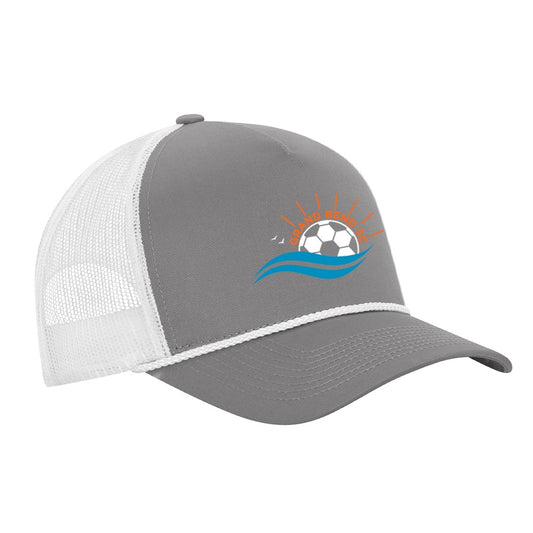 Grand Bend SC Cotton Twill 5-Panel Trucker Rope Cap