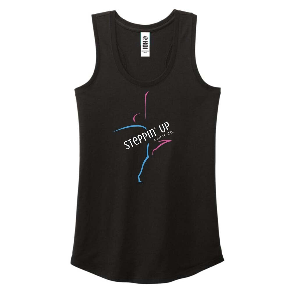 Steppin' Up Dance Ladies' Triblend Racerback Tank