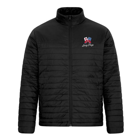 Mooretown Lady Flags Adult Puffy Jacket