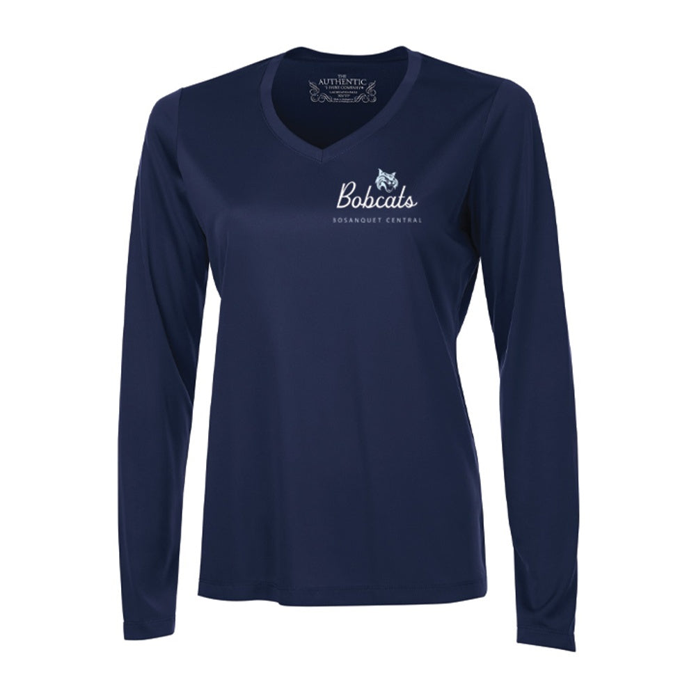 Bosanquet Ladies' Pro Team Long Sleeve V-Neck T-Shirt