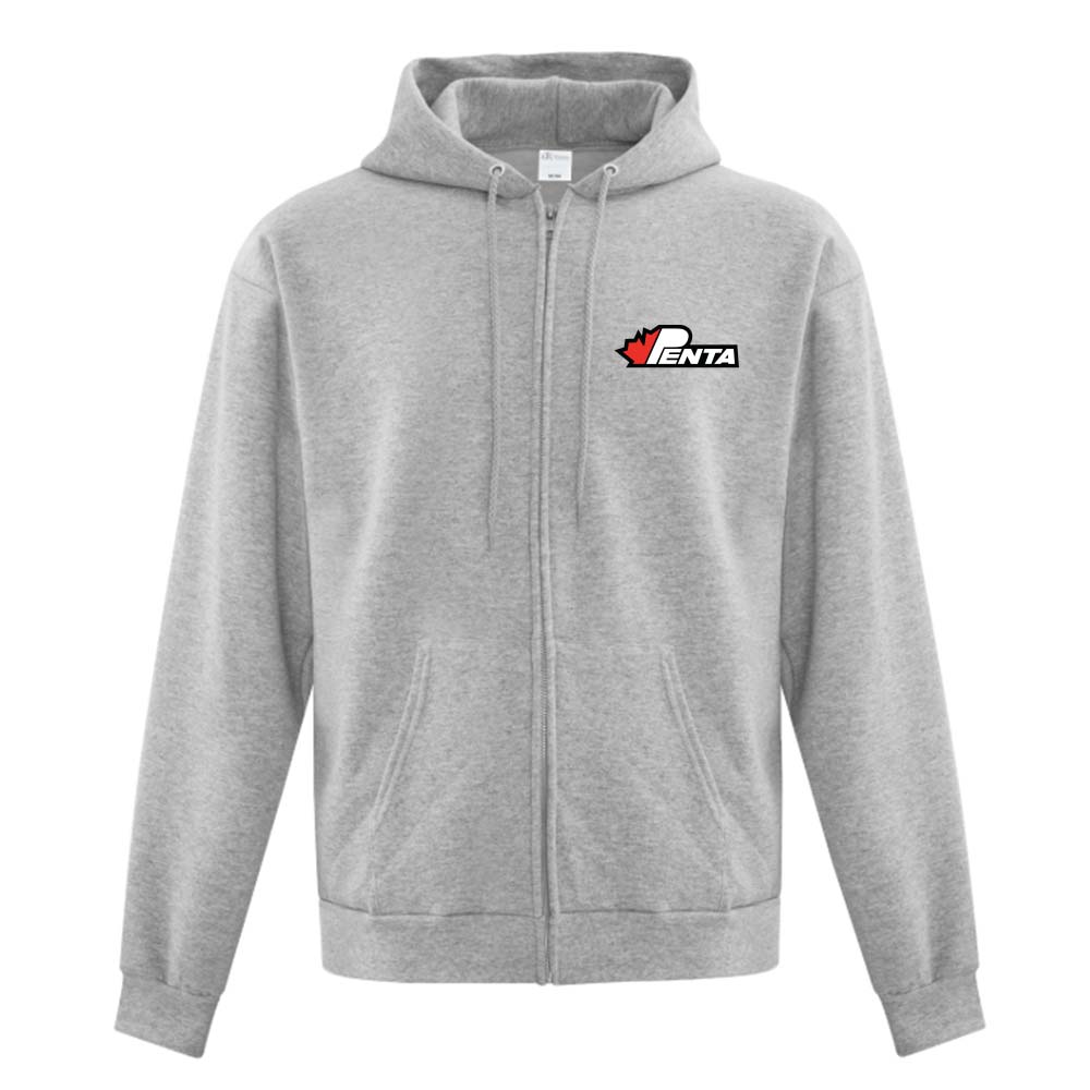Penta Adult Fleece Full Zip Hooded Sweatshirt