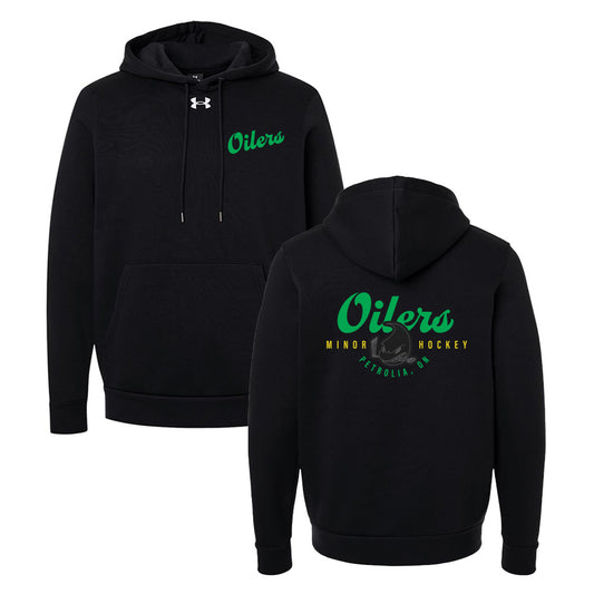 Petrolia Minor Hockey Adult Under Armour Team Icon Fleece Hooded Sweatshirt