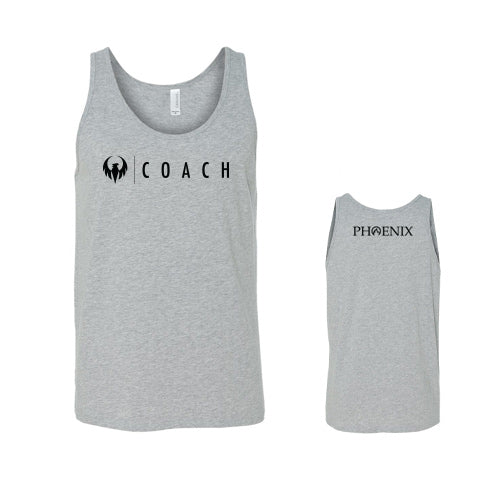 Phoenix Coach Adult Bella + Canvas Heather CVC Tank