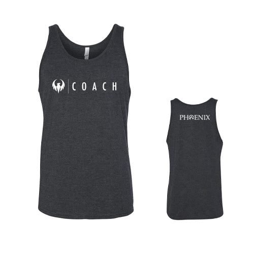 Phoenix Coach Adult Bella + Canvas Heather CVC Tank