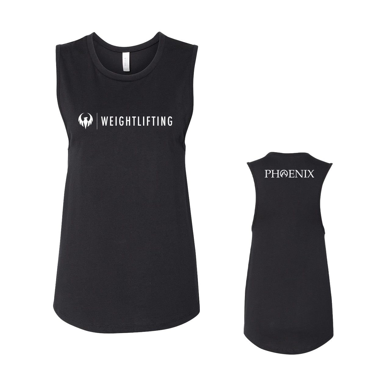 Phoenix Weightlifting Ladies' Bella + Canvas Jersey Muscle Tank