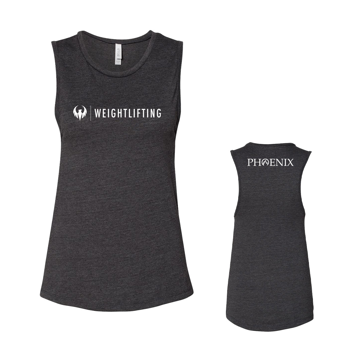 Phoenix Weightlifting Ladies' Bella + Canvas Jersey Muscle Tank