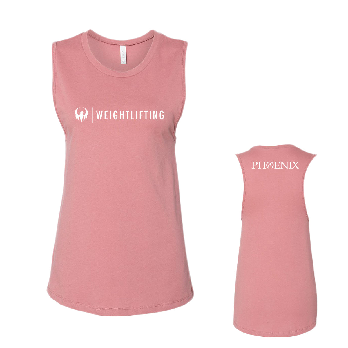 Phoenix Weightlifting Ladies' Bella + Canvas Jersey Muscle Tank