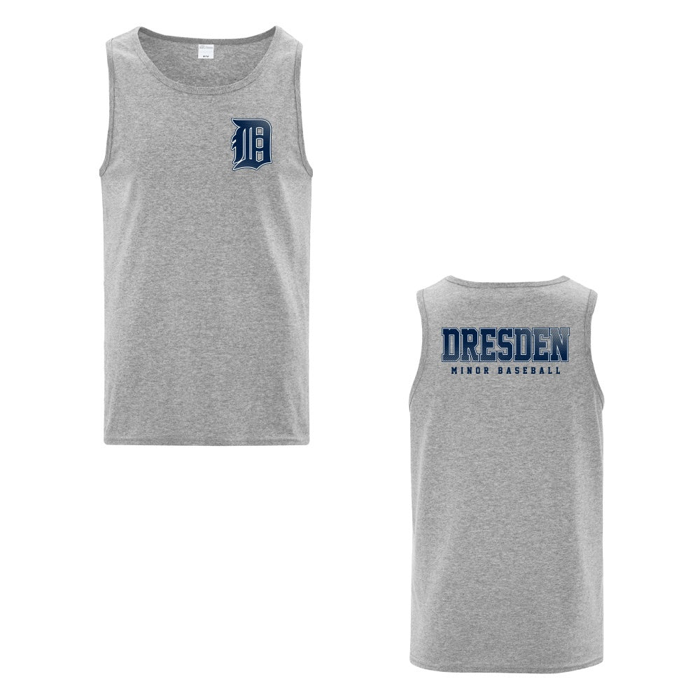 Dresden Minor Baseball Adult Cotton Tank Top
