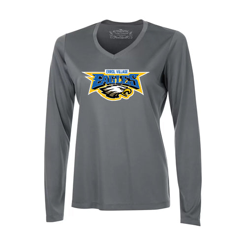 Errol Village Staff Ladies' Pro Team Long Sleeve V-Neck T-Shirt