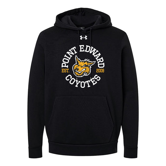 Point Edward Coyotes Adult Under Armour Team Icon Fleece Hooded Sweatshirt