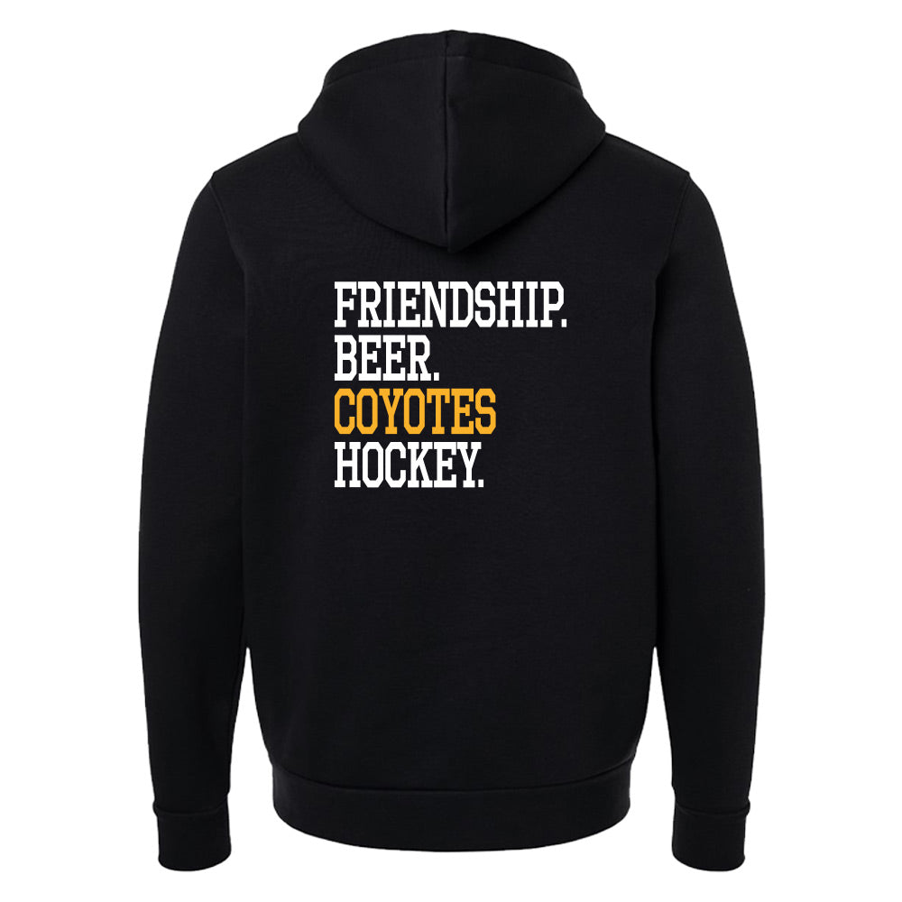 Point Edward Coyotes Adult Under Armour Team Icon Fleece Hooded Sweatshirt