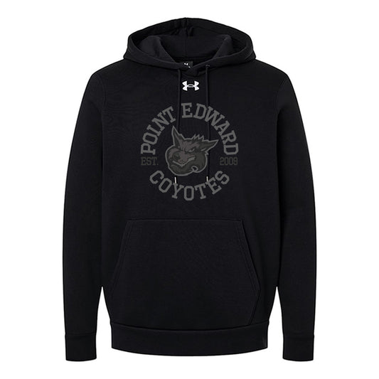 Point Edward Coyotes Adult Under Armour Team Icon Fleece Hooded Sweatshirt