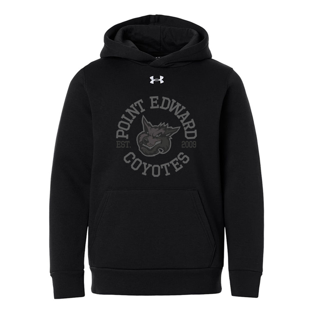 Point Edward Coyotes Youth Under Armour Team Icon Fleece Hooded Sweatshirt