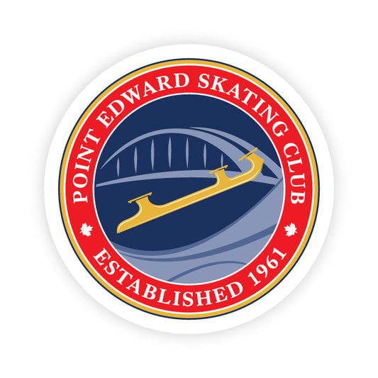 Point Edward Skating Vinyl Sticker