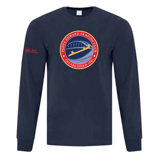 Point Edward Skating Adult Everyday Cotton Long Sleeve T-Shirt