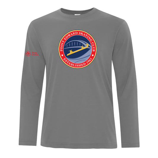 Point Edward Skating Adult Pro Spun Long Sleeve T-Shirt
