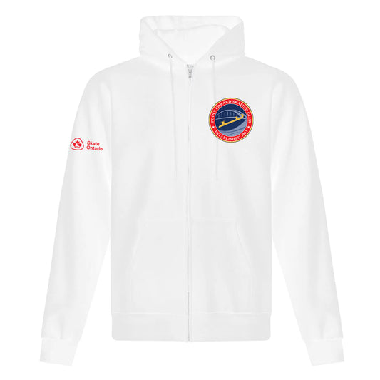 Point Edward Skating Adult Everyday Fleece Full Zip Hooded Sweatshirt